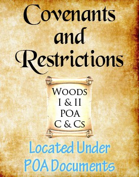 Covenants and Restrictions